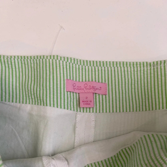 Lily Pulitzer Scalloped Seersucker Skort - Picture 7 of 7